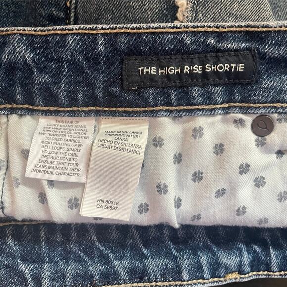 Lucky Brand Shorts The High Rise Shortie - Picture 5 of 6